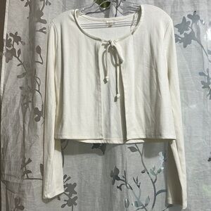 Self Love Front Tie Cardigan